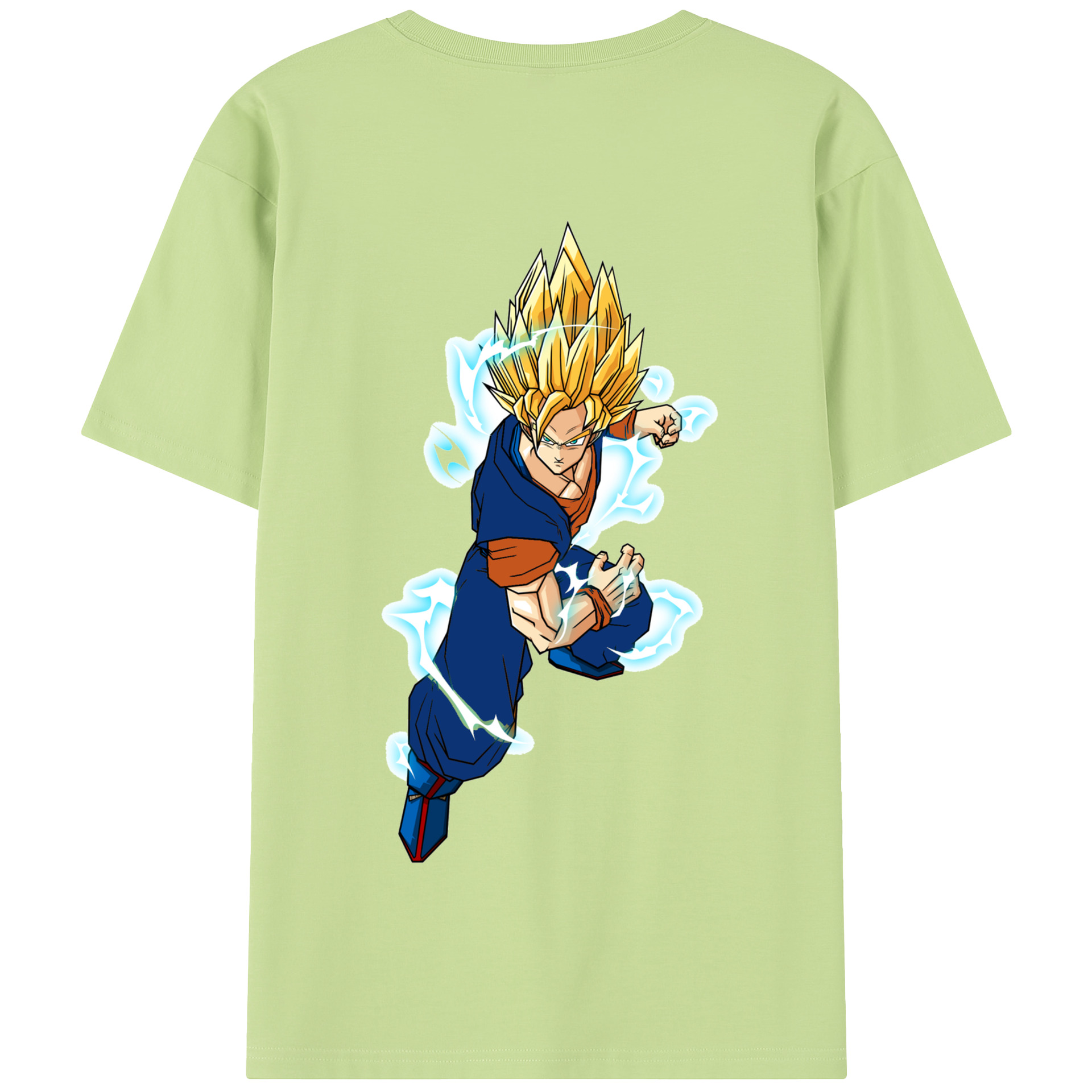 （画像用） ドラゴンボール 孫 悟飯（そんごはん）DRAGON BALL Son Gohan 綿100％半袖Tシャツ（背面プリント）